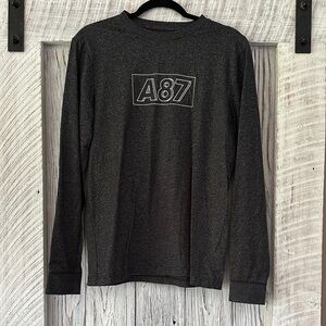 Aeropostale A87 Charcoal Long Sleeve Tee